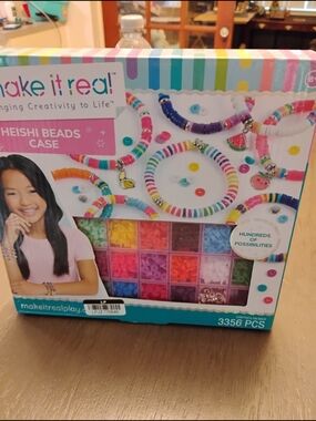 Heishi Beads Case - Multicolor Kids Jewelry Craft Kit